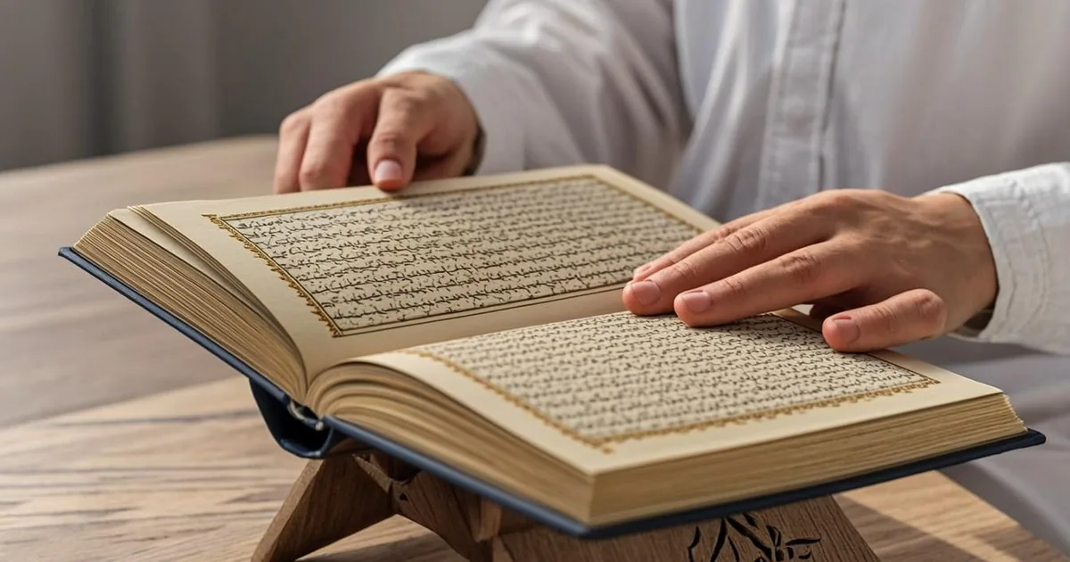 Douas de l'omra, recueil d'invocations ouvert entre les mains