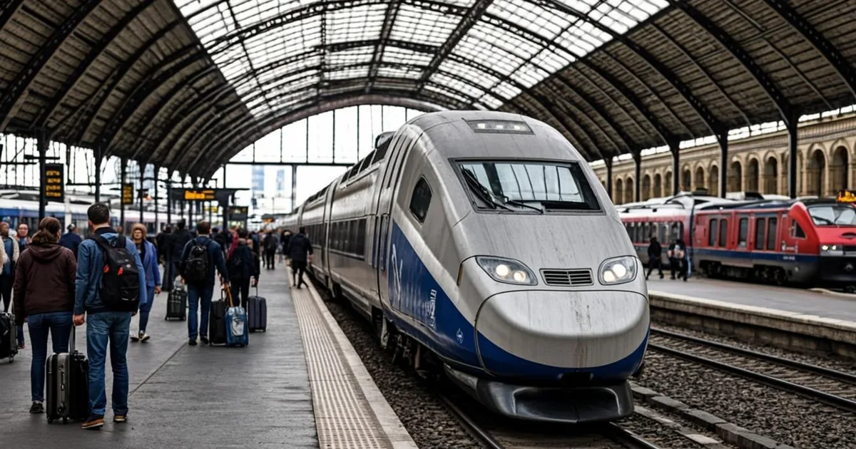 Omra Lille — gare Lille Europe avec TGV et voyageurs pressés