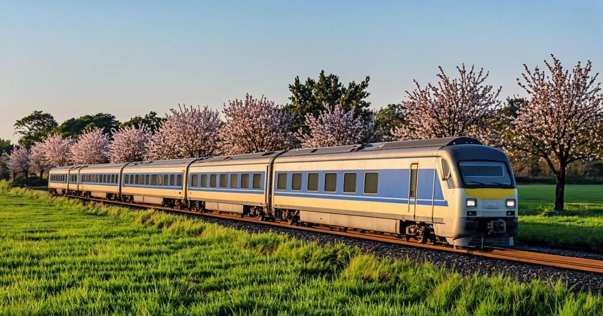 Omra Rennes — train régional à travers la campagne bretonne
