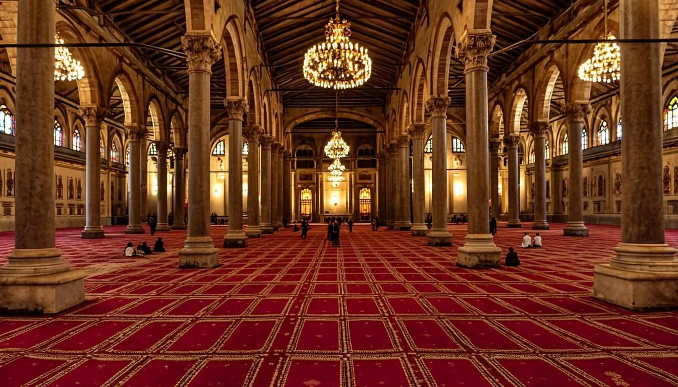 À l'intérieur de Masjid al-Haram