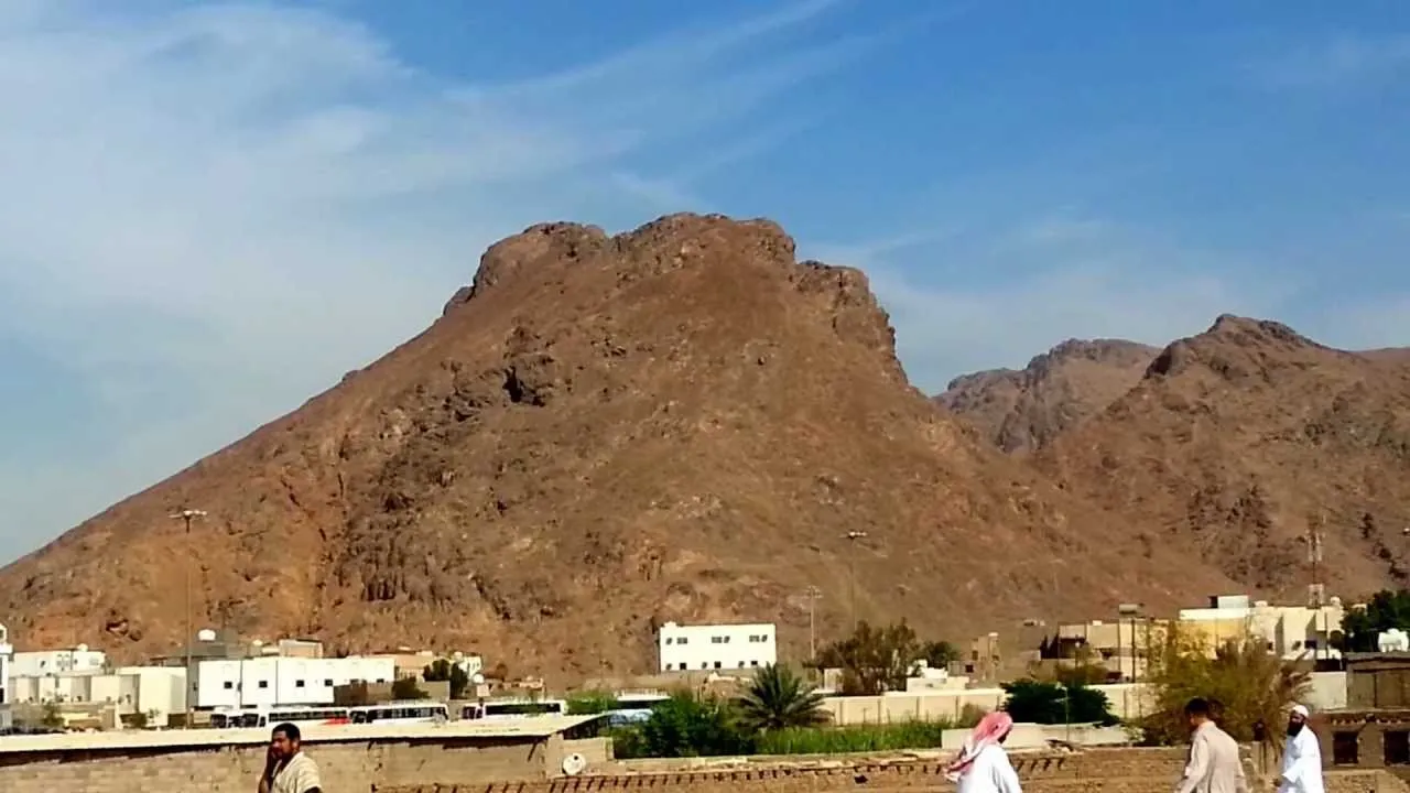 Jabal Uhud, au nord de Médine