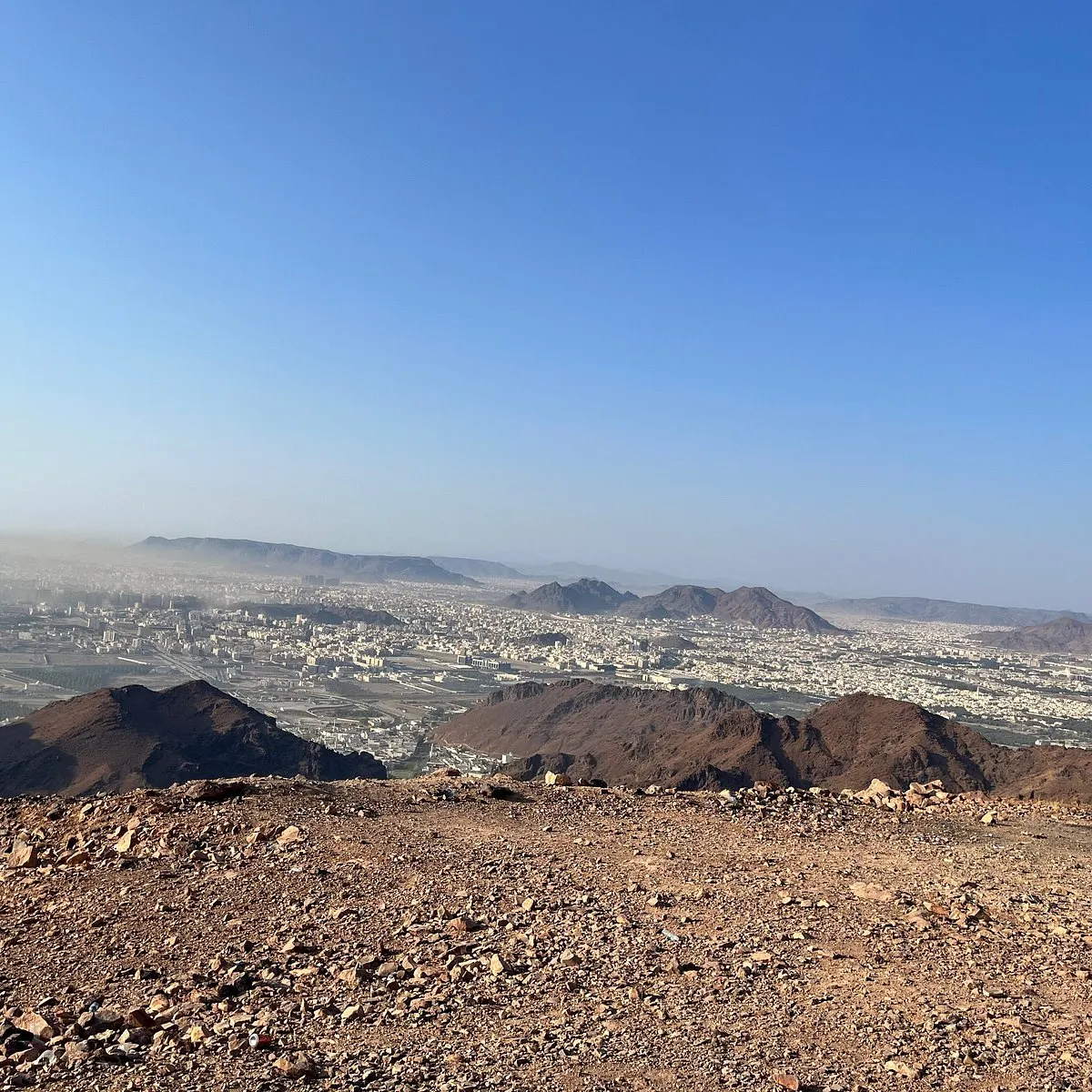 Jabal Uhud, au nord de Médine