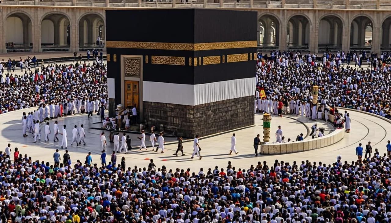 Les rituels de l'Omra étape par étape : ihram, tawaf, sa'i — guide illustré